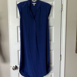 Rebecca Taylor Sleeveless Midi Shirt Dress